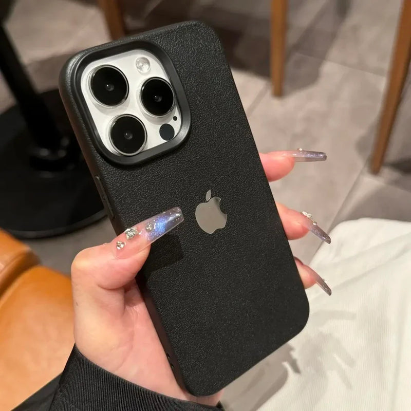 LuxeGrip Leather-Touch Case