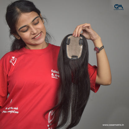 Silk Base Human Hair Topper 3*5Inc