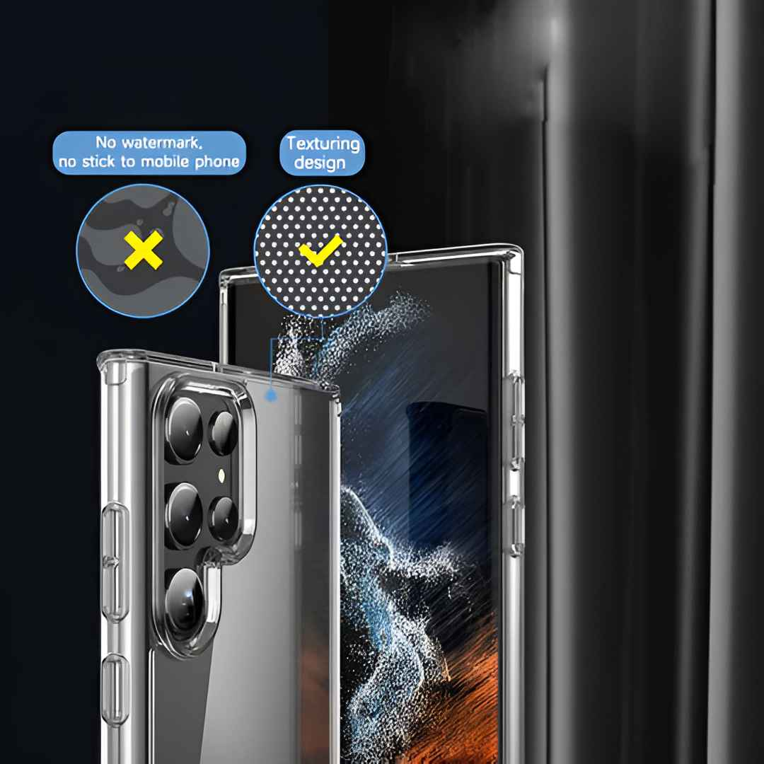 Galaxy S22 Ultra Anti-Burst Transparent Case
