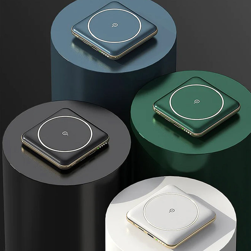 Mini Portable Magnetic Wireless Power Bank 5000 mah - Case MatriX