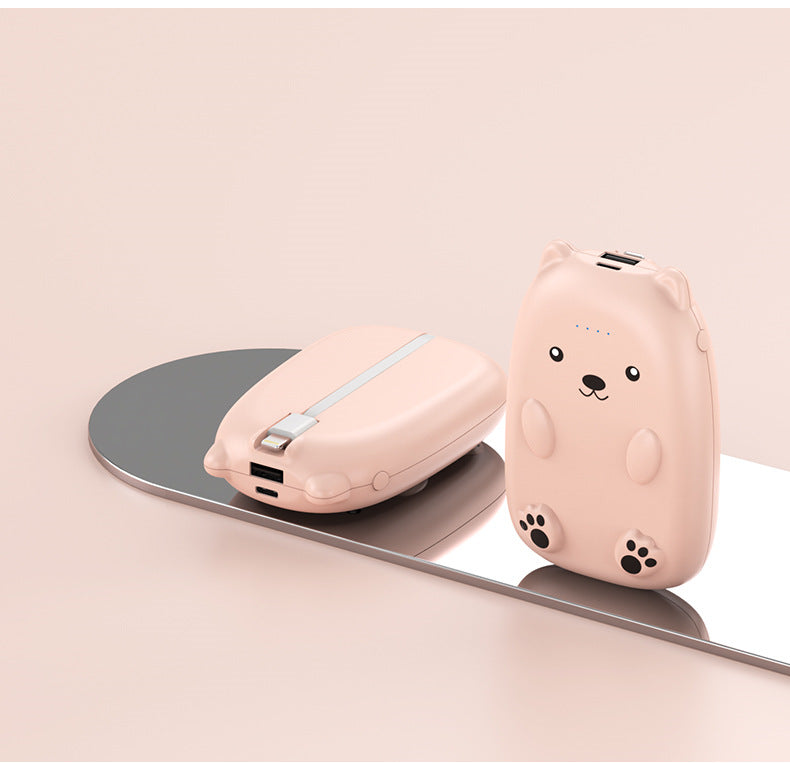 Bear Cartoon Built In Cable Power Bank 10,000 mAh - Case MatriX